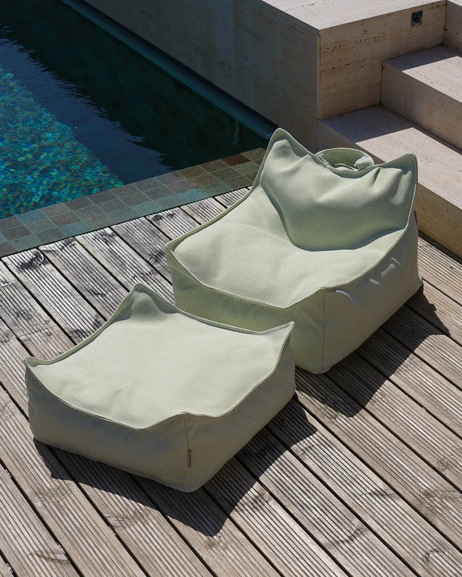 Herba Outdoor Square Ottoman