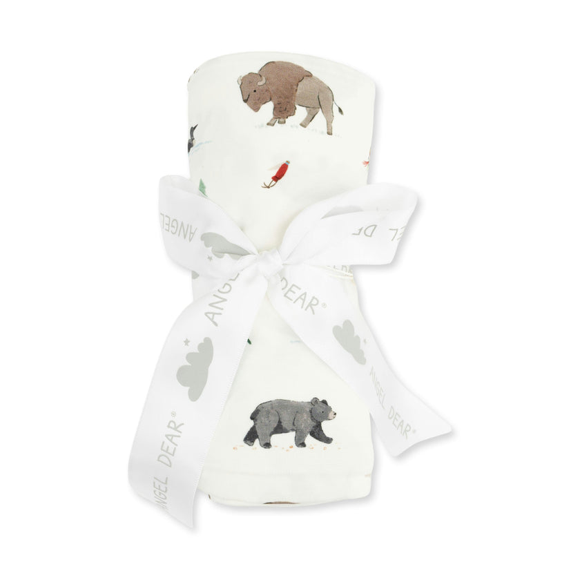Northern Woodland Animals - Swaddle Blanket