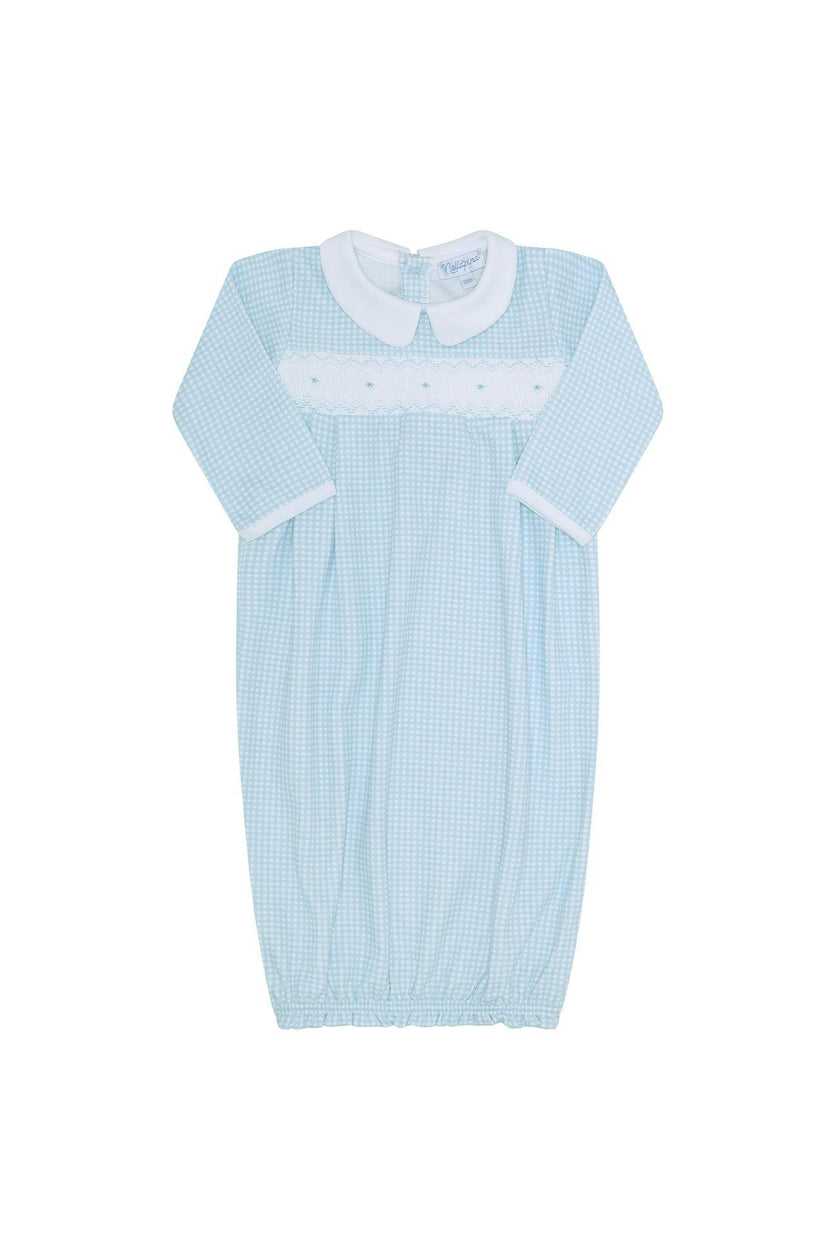 Gingham Smocked Gown