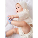 Whale Embroidered Scallop Edge Two Piece Set in Blue (1-6mths)