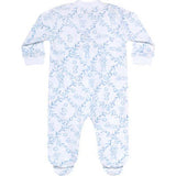 Blue Bears Trellace Zipper Footie
