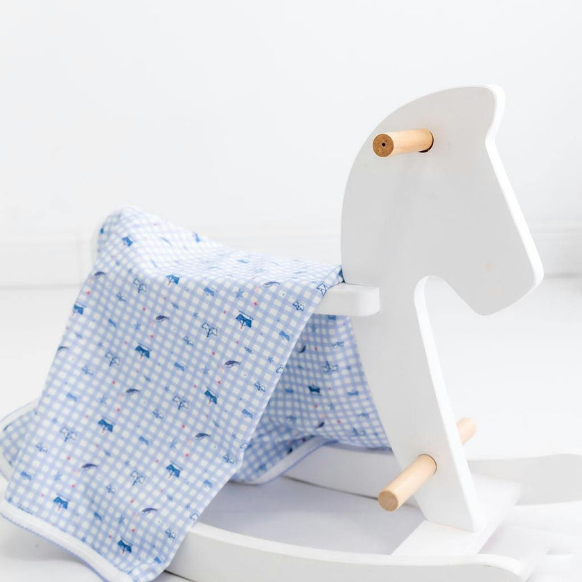 Sailors Pima Cotton Baby Blanket