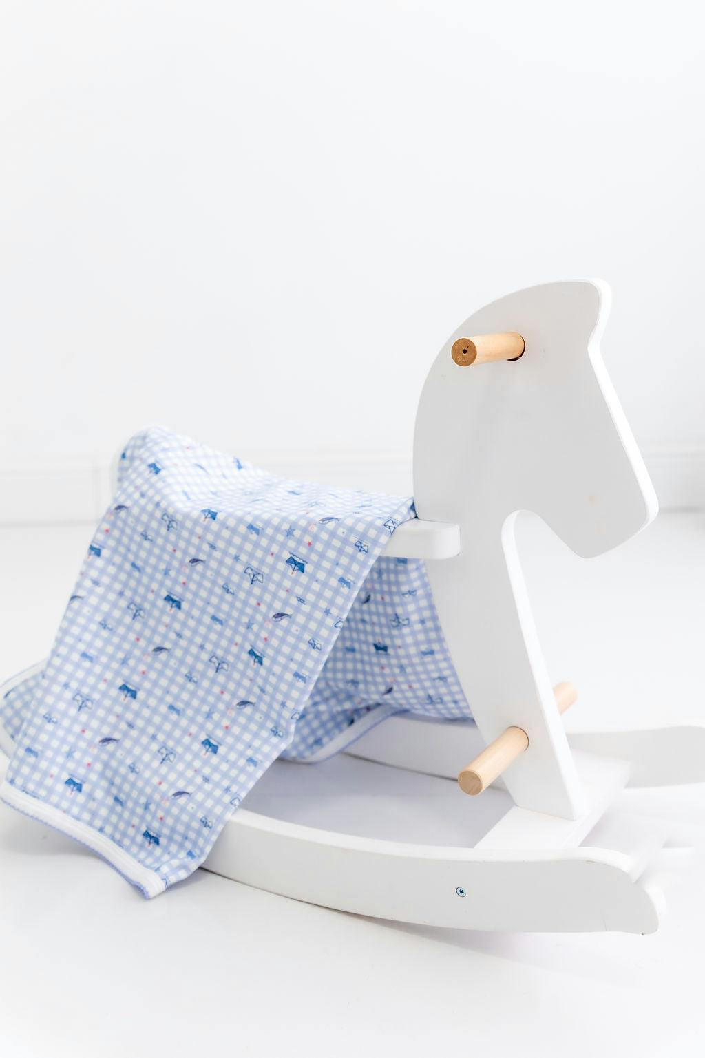 Sailors Pima Cotton Baby Blanket