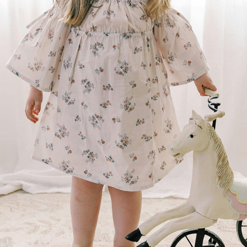 Kennedi Dress-wildflower whisper | Bell Sleeve