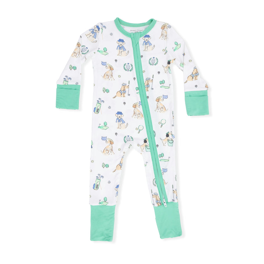 Country Club Dogs Neutral - Convertible Romper