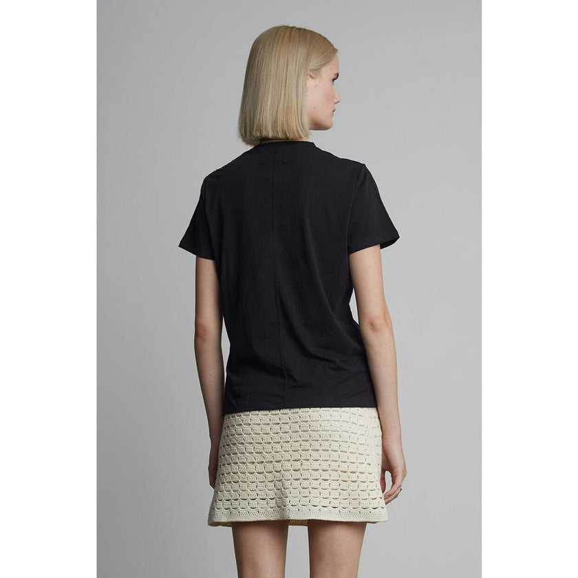 LARA CREW T-SHIRT | BLACK