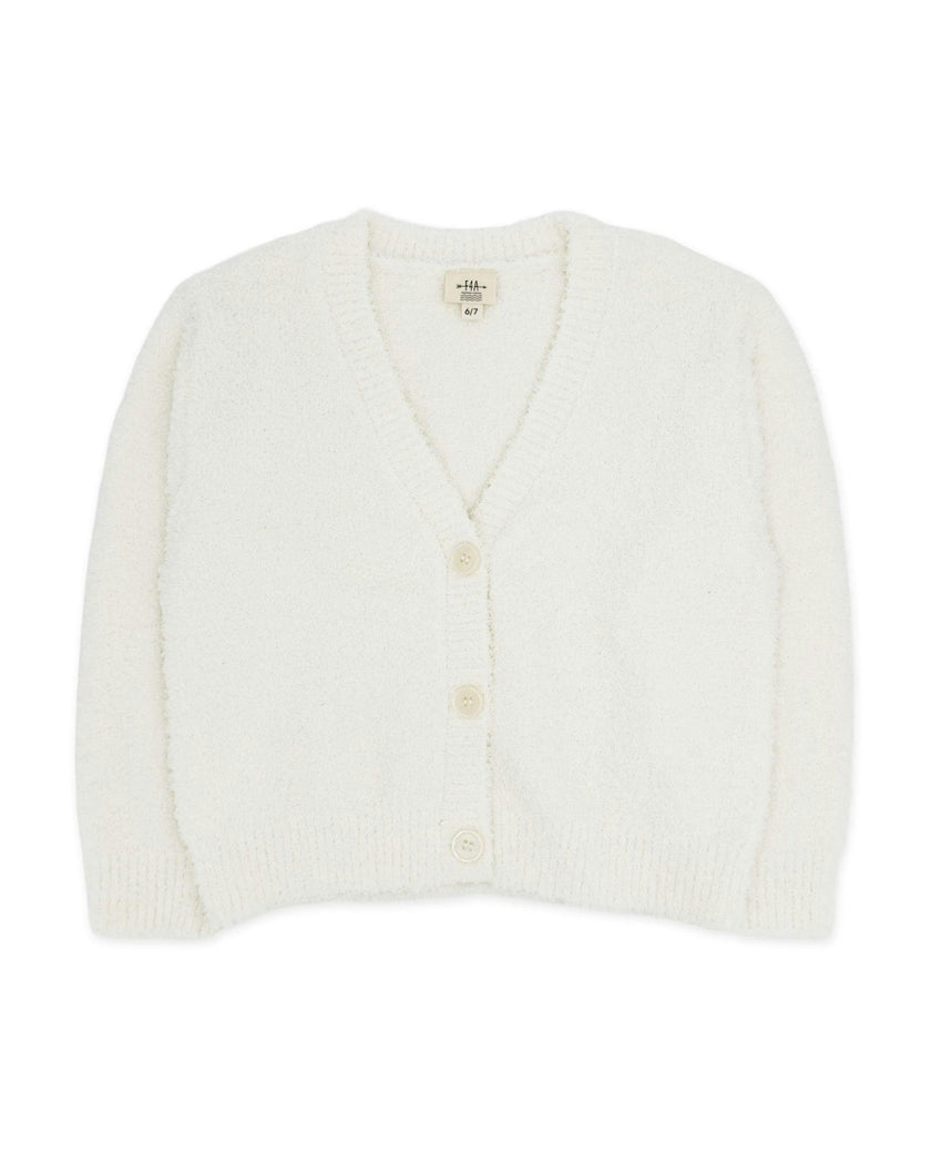 Willow Cardigan - Ivory Plush