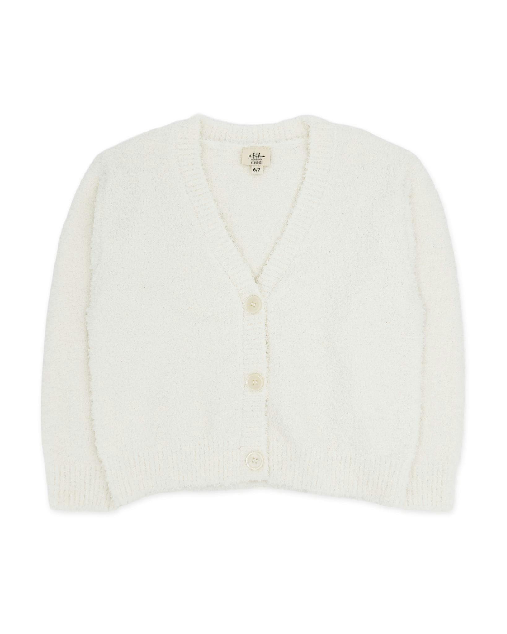 Willow Cardigan - Ivory Plush