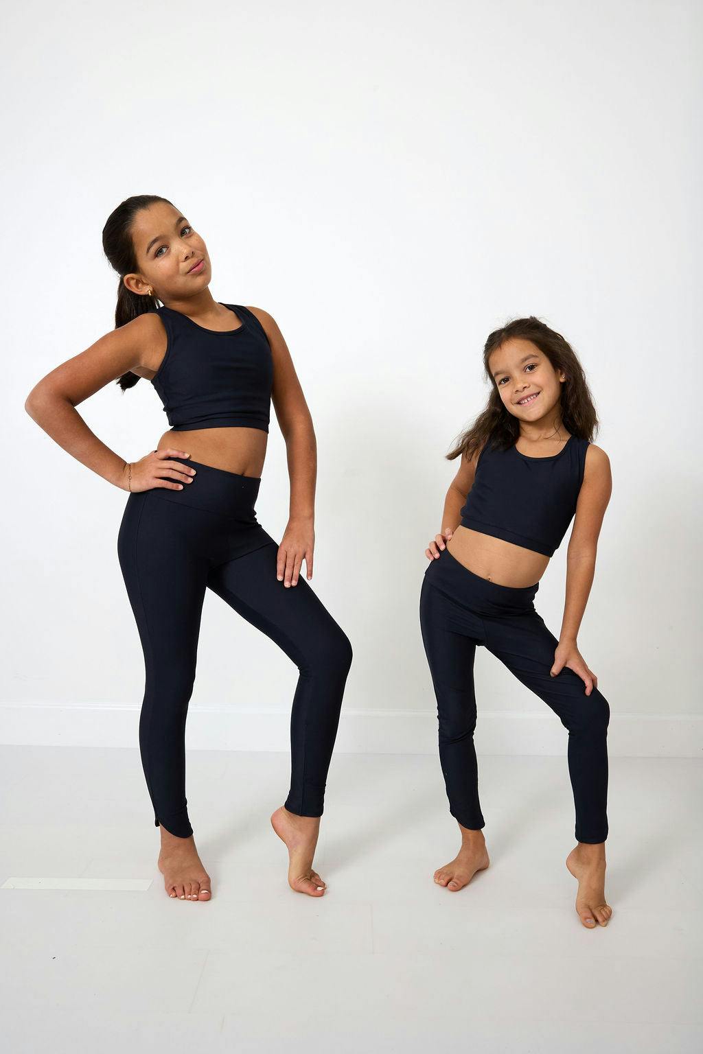 foreverflex black crop top