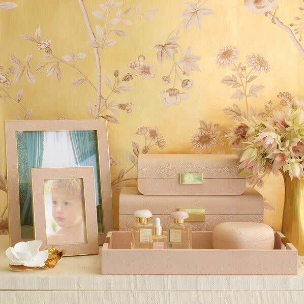Modern Shagreen Large Jewelry Box