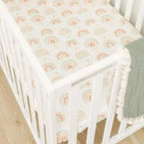 Parker Fitted Crib Sheet (Rainbow)