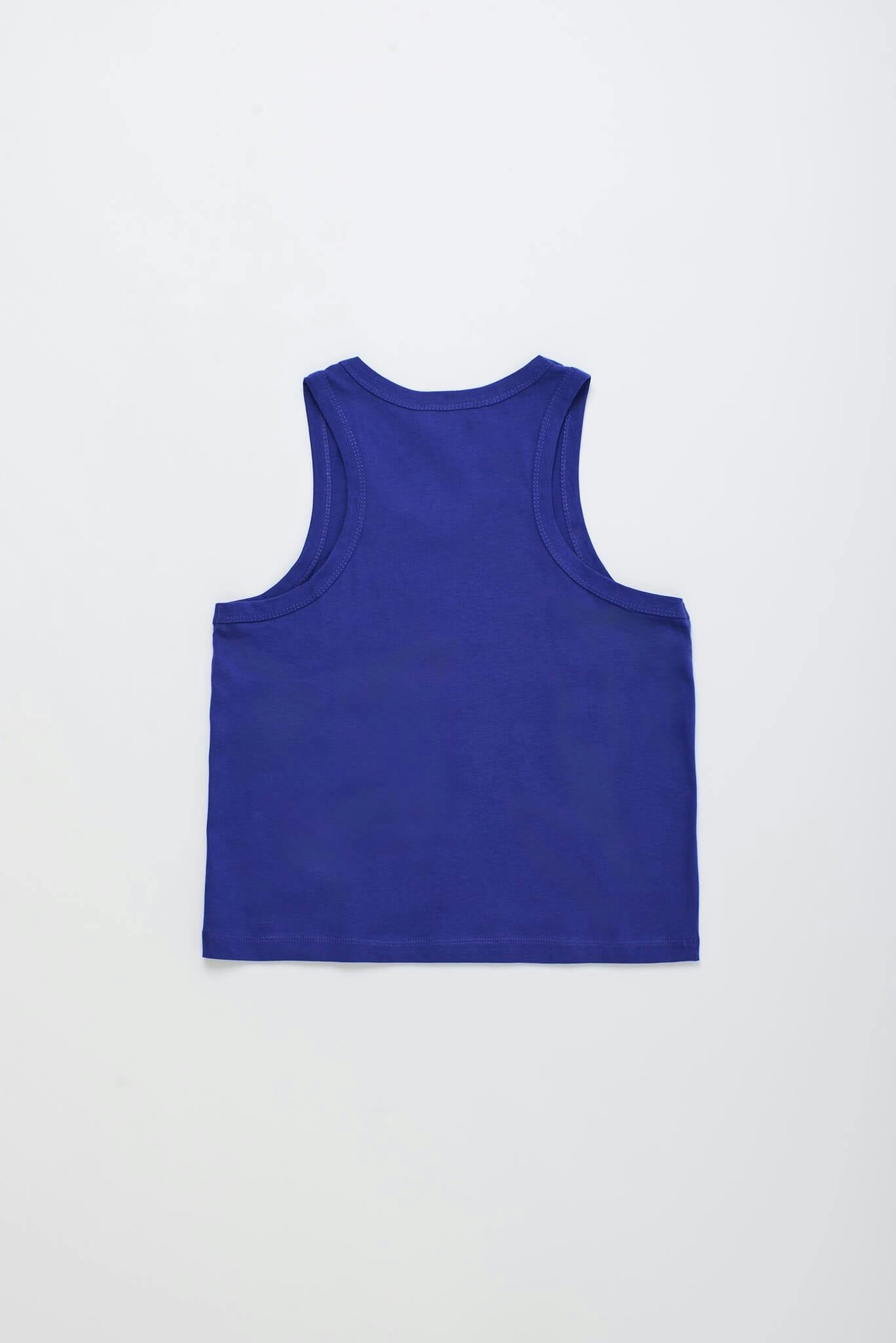 LEISURELY TANK TOP BLUE