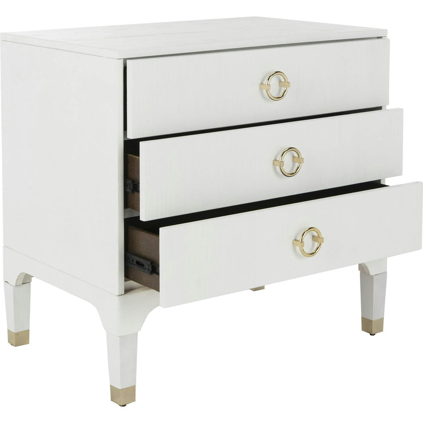 Lorna 3-Drawer Nightstand
