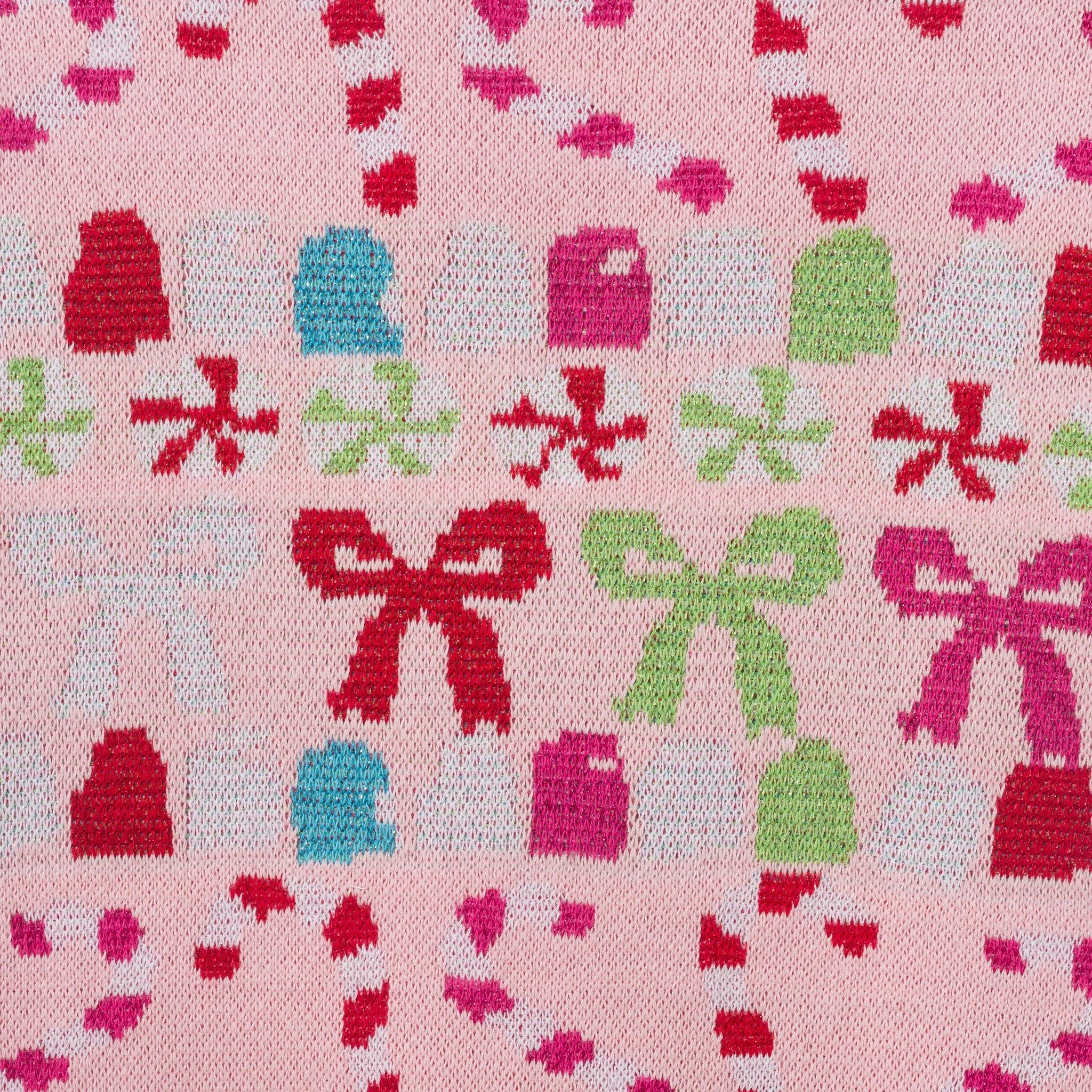Tween Girls (7-16) Fair Isle Sweater | Candy & Bows - Pink