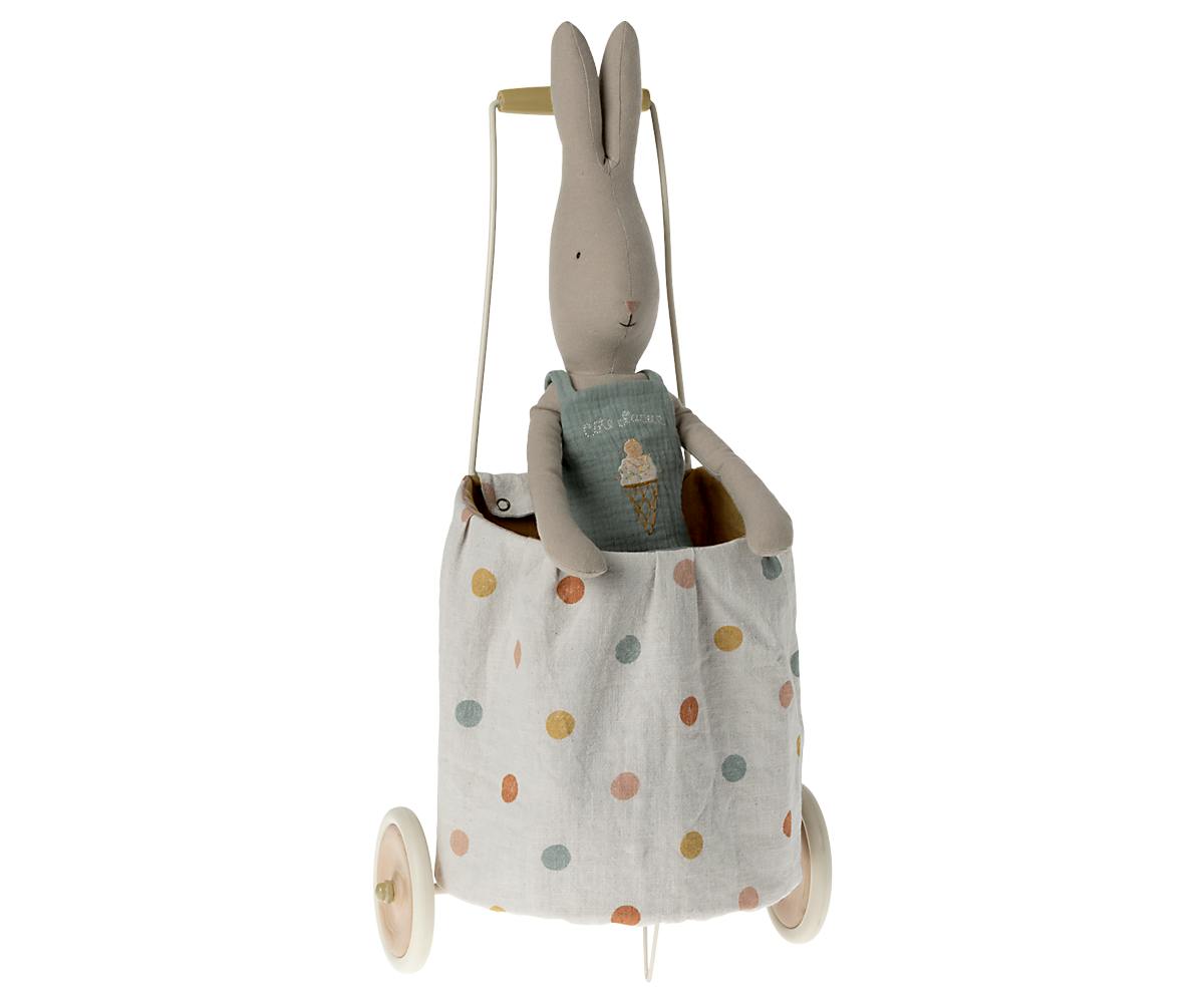 Trolley, Multi dots - Yellow