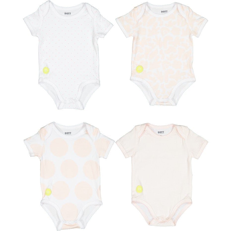 Baby Girl Short Sleeve Onesie Set