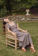 The Paulina Top - Brown Spencer Plaid