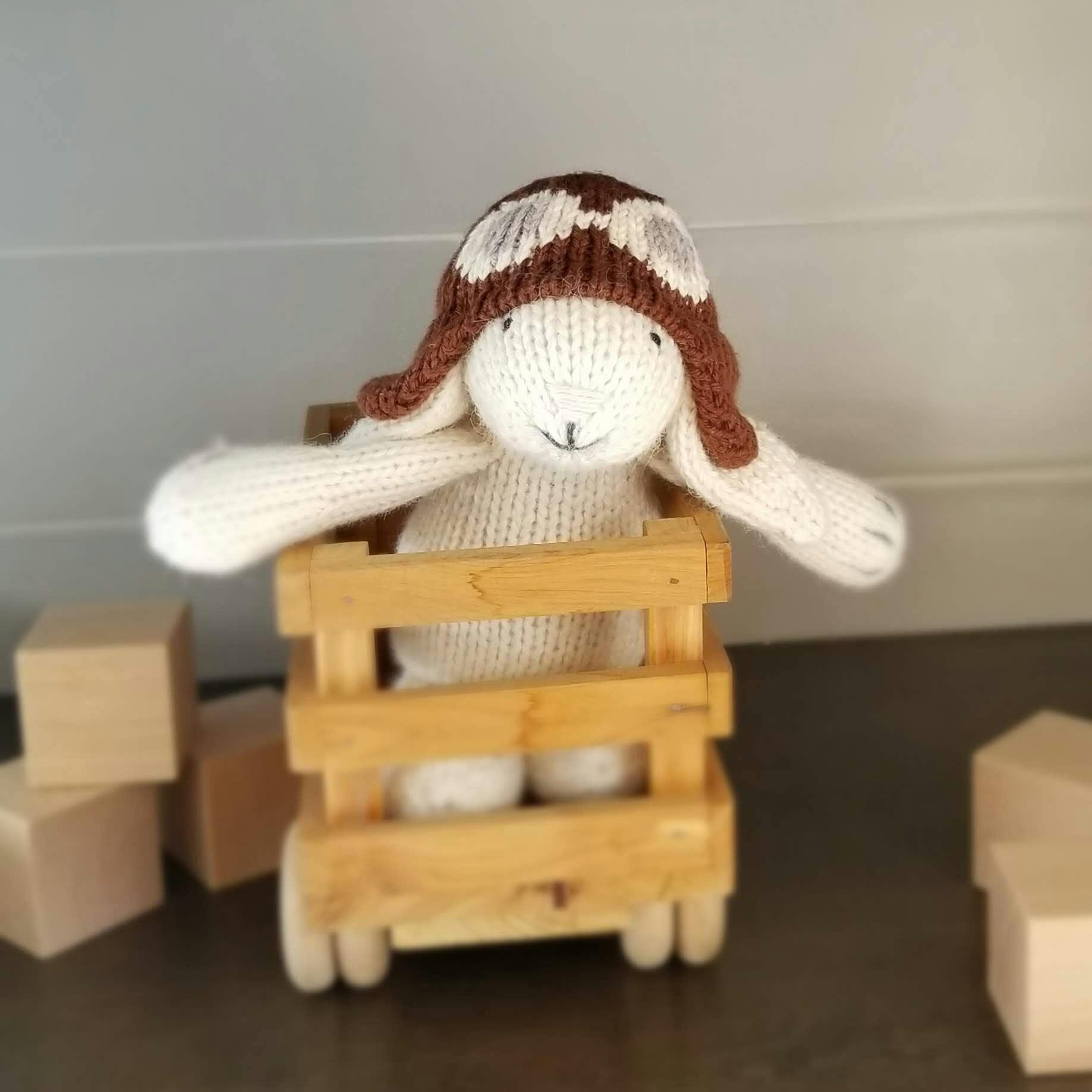 White with Aviator Hat