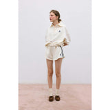 TNS Logo Woman Short Ecru