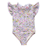 Girls Jennifer Suit - Allover Sketched Floral