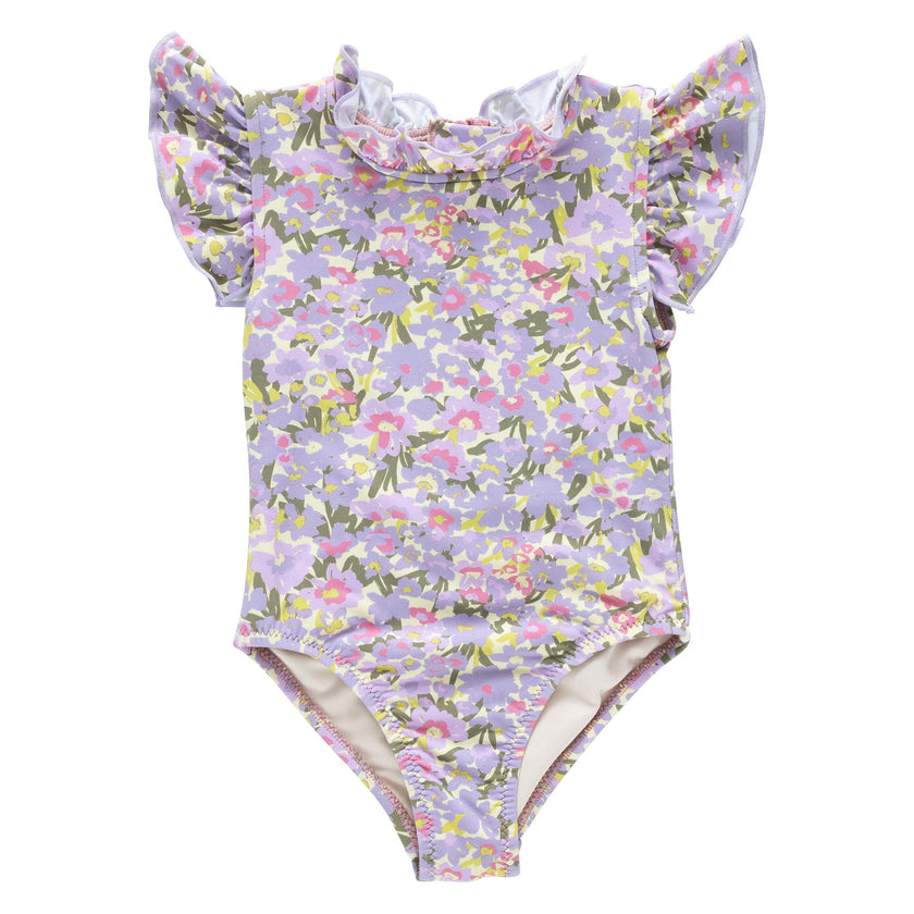 Girls Jennifer Suit - Allover Sketched Floral