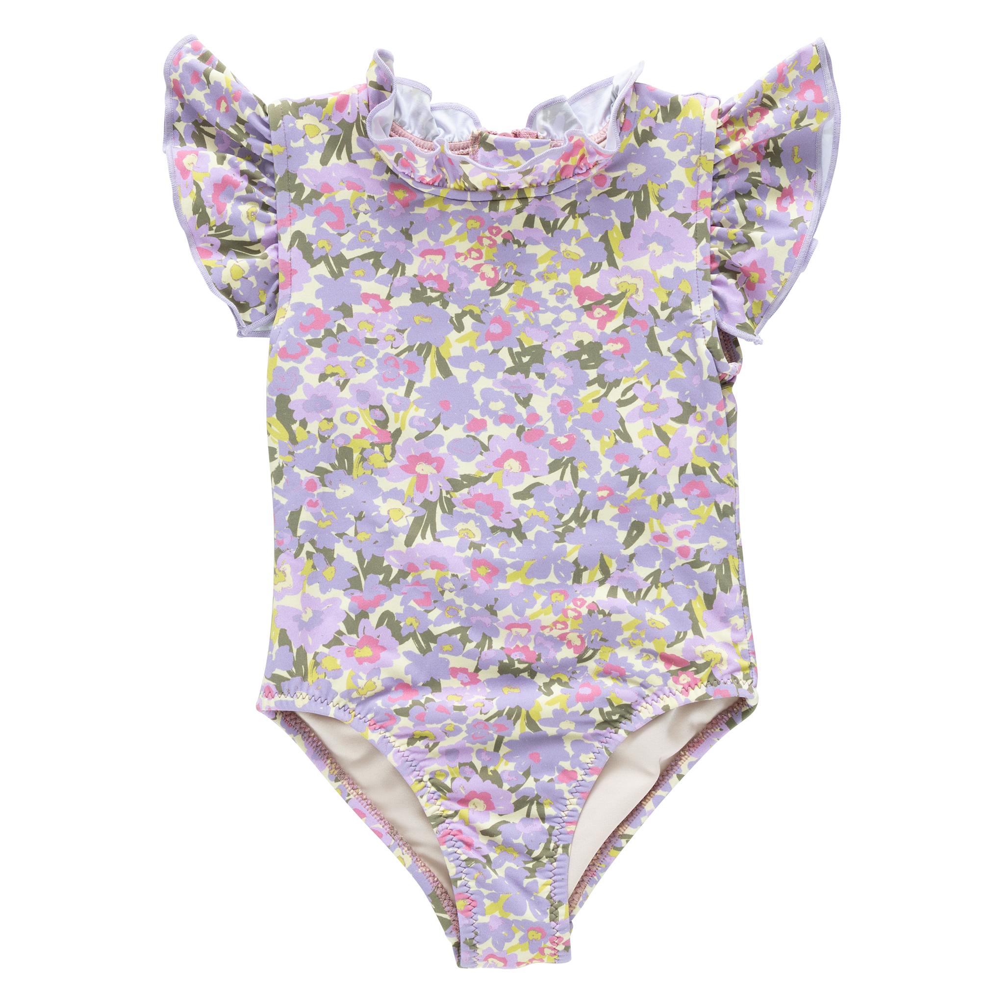 Girls Jennifer Suit - Allover Sketched Floral