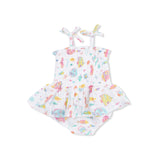 Sunny Coral Reef Fish - Smocked Bubble with Skirt