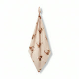 Floral Organic Cotton Muslin Swaddle Blanket