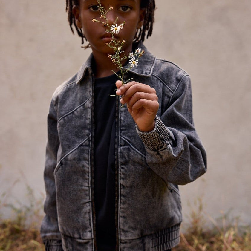 Denim Starburst Jacket