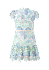 Addison Embroidered Mini Dress