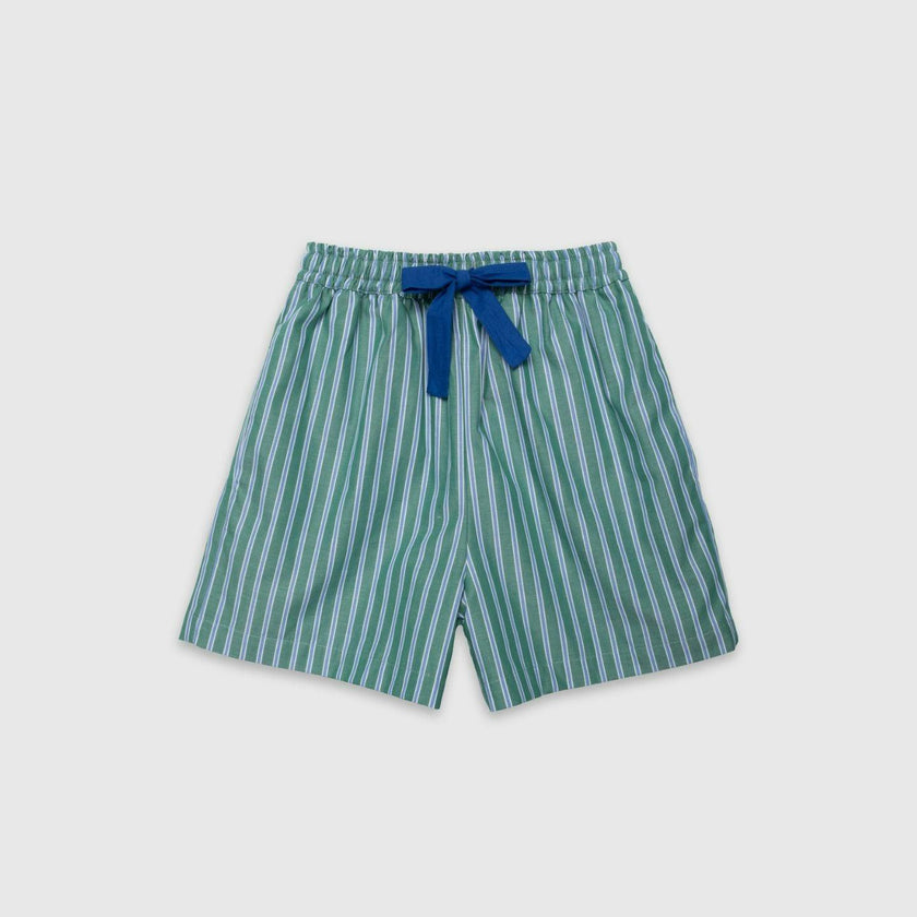 Avenue Shorts in Cucumber Stripe