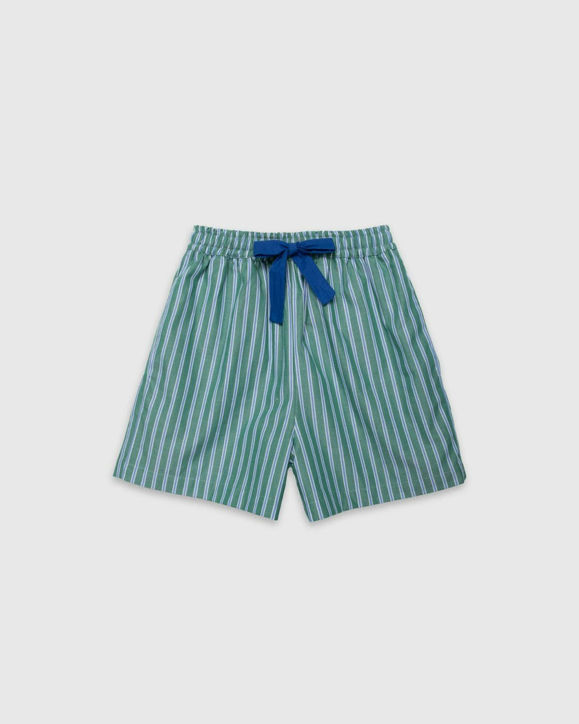 Avenue Shorts in Cucumber Stripe