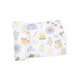 Camping Blue - Swaddle Blanket
