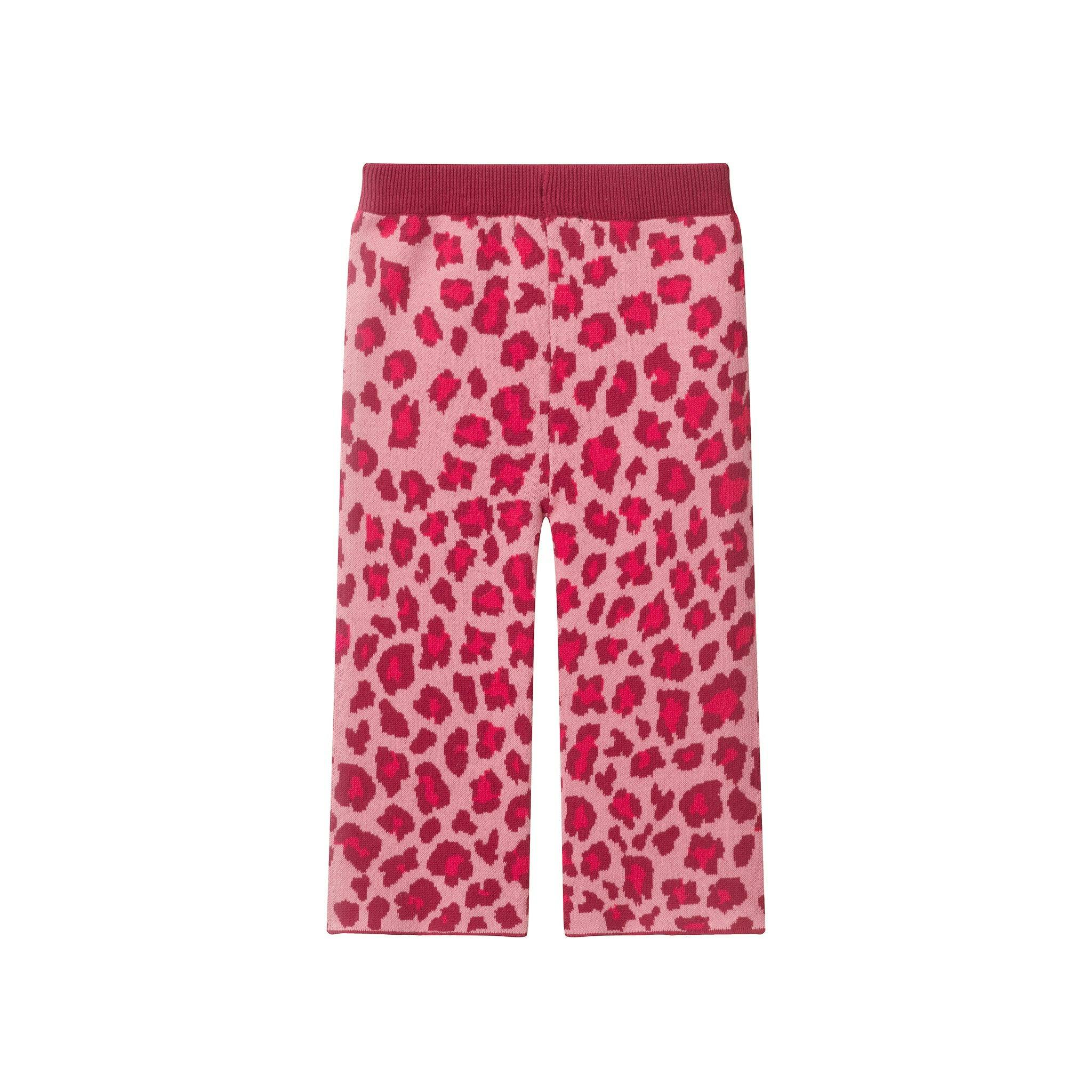 Infant Girls 3-Piece Sweater Set | Pink Leopard