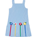 Junior Cord Dress With Flowers