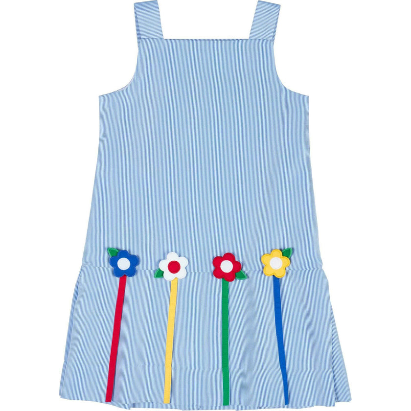 Junior Cord Dress With Flowers