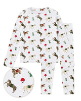 The Organic Long Sleeve Pajama Set [Riding Ponies]