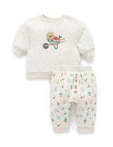 Quilted Track Set Veggie Patch Print