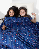 Sail Away Fair Isle Bamboo Blanket