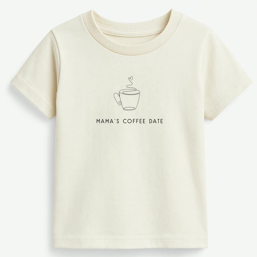 Mama's Coffee Date Organic Kids T-shirt