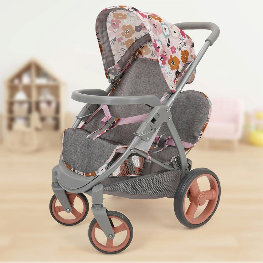 Melange Flora: Doll Stroller - Duo Twin