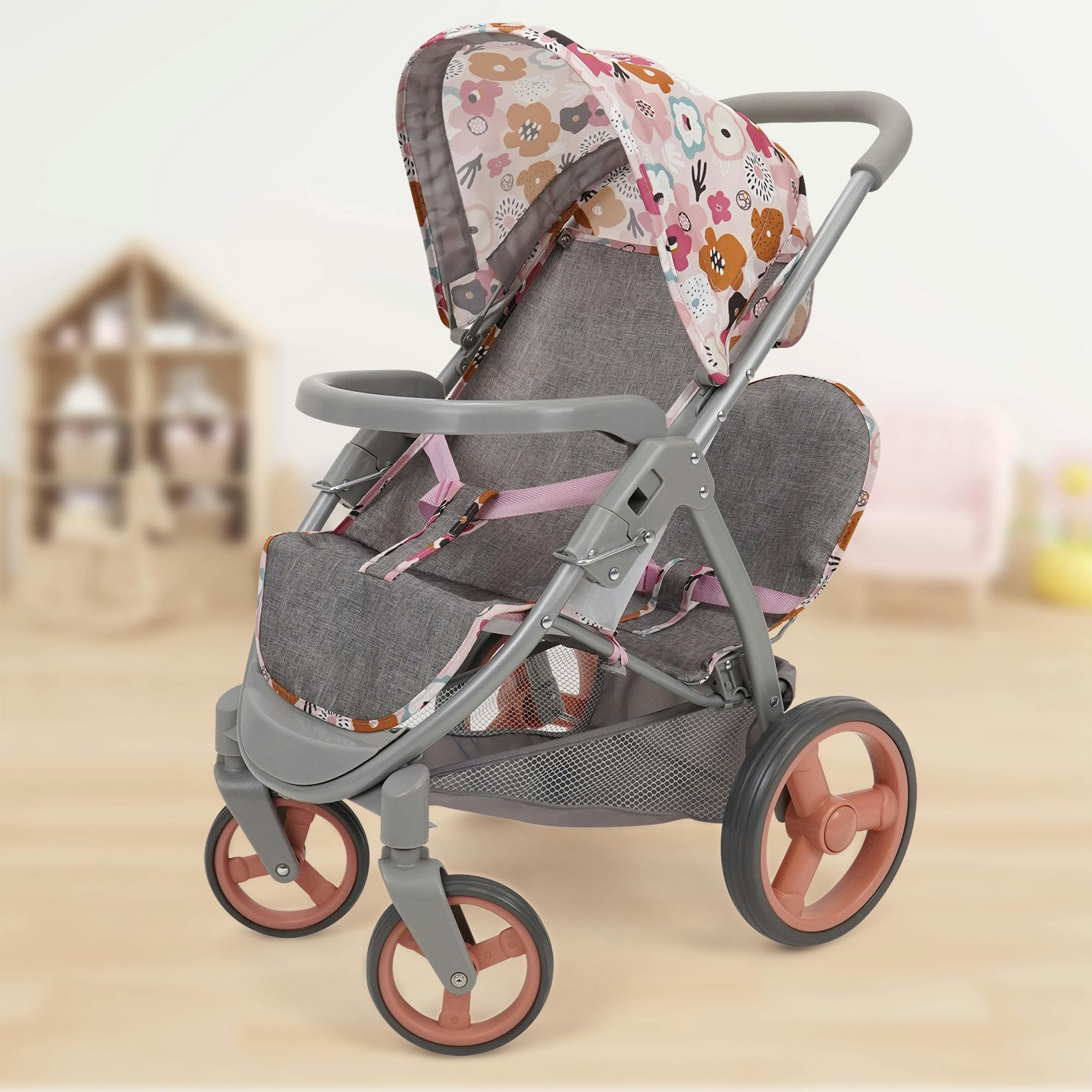 Melange Flora: Doll Stroller - Duo Twin