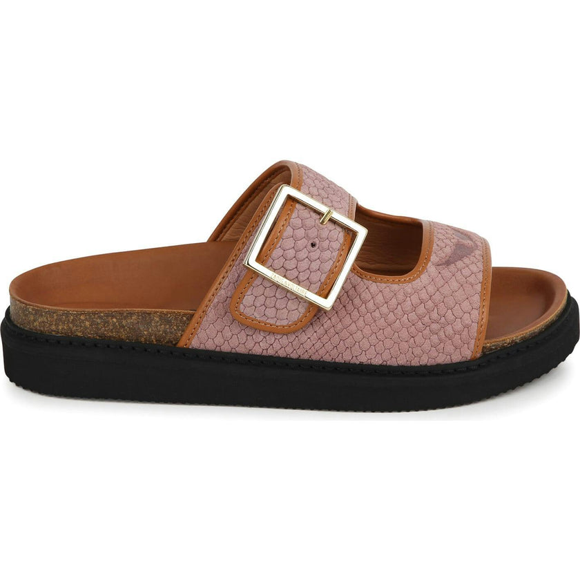 ZADIG & VOLTAIRE Slip-On Suede Sandals - Rose