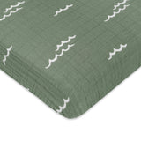 Babyletto Mini Crib Sheet in GOTS Certified Organic Muslin Cotton