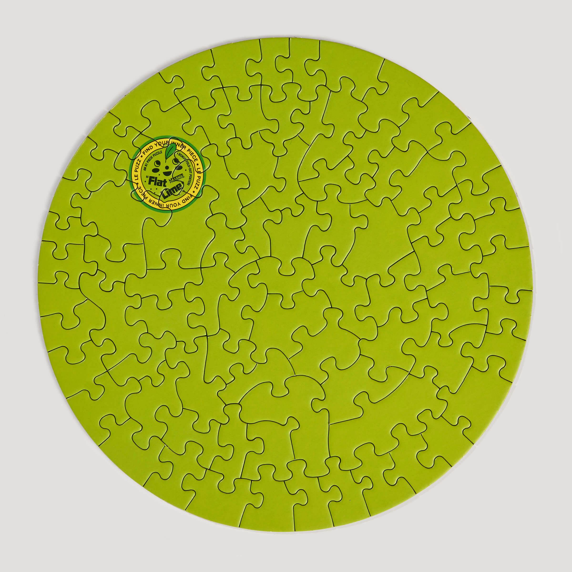 Flat Lime Puzzle