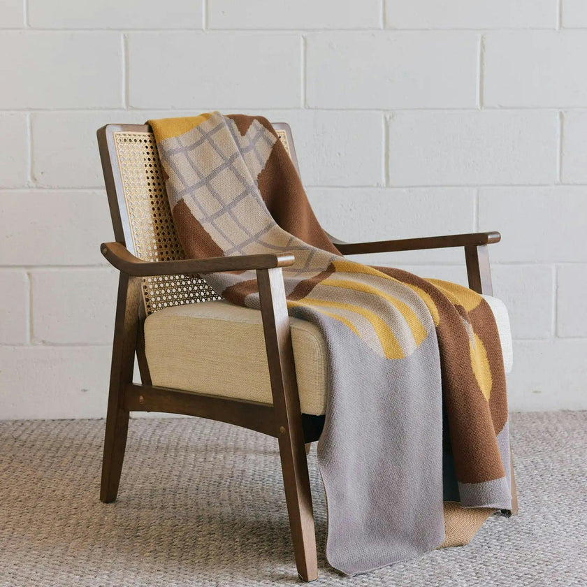 Breakfast Knit Blanket