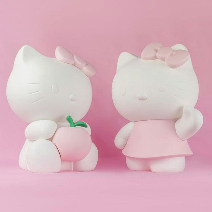 Hello Kitty ROBE Matt White & Pastel Pink Dress 10.5in