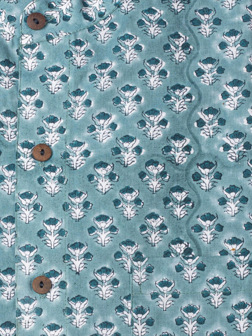 Block Printed Shirt for Boys