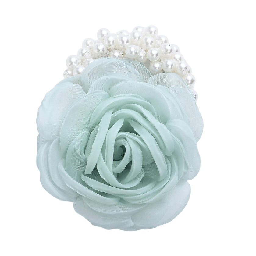 Pearl Petal Scrunchie set