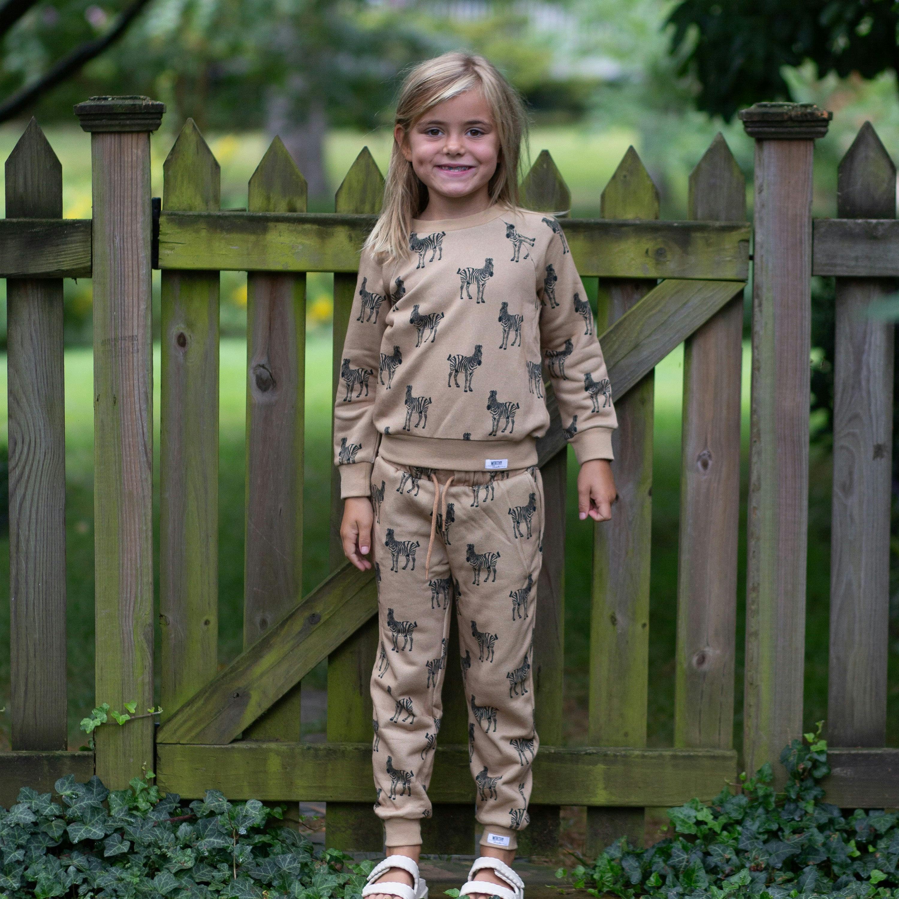 Loungewear Set in Zebra